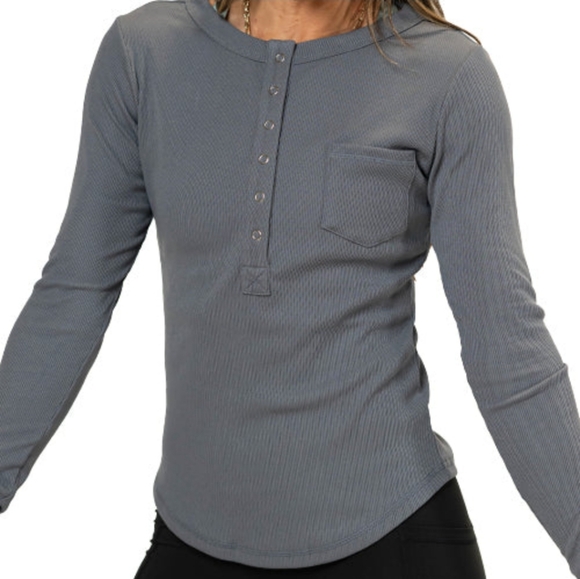 CVG Tops - NEW CVG Henley Small